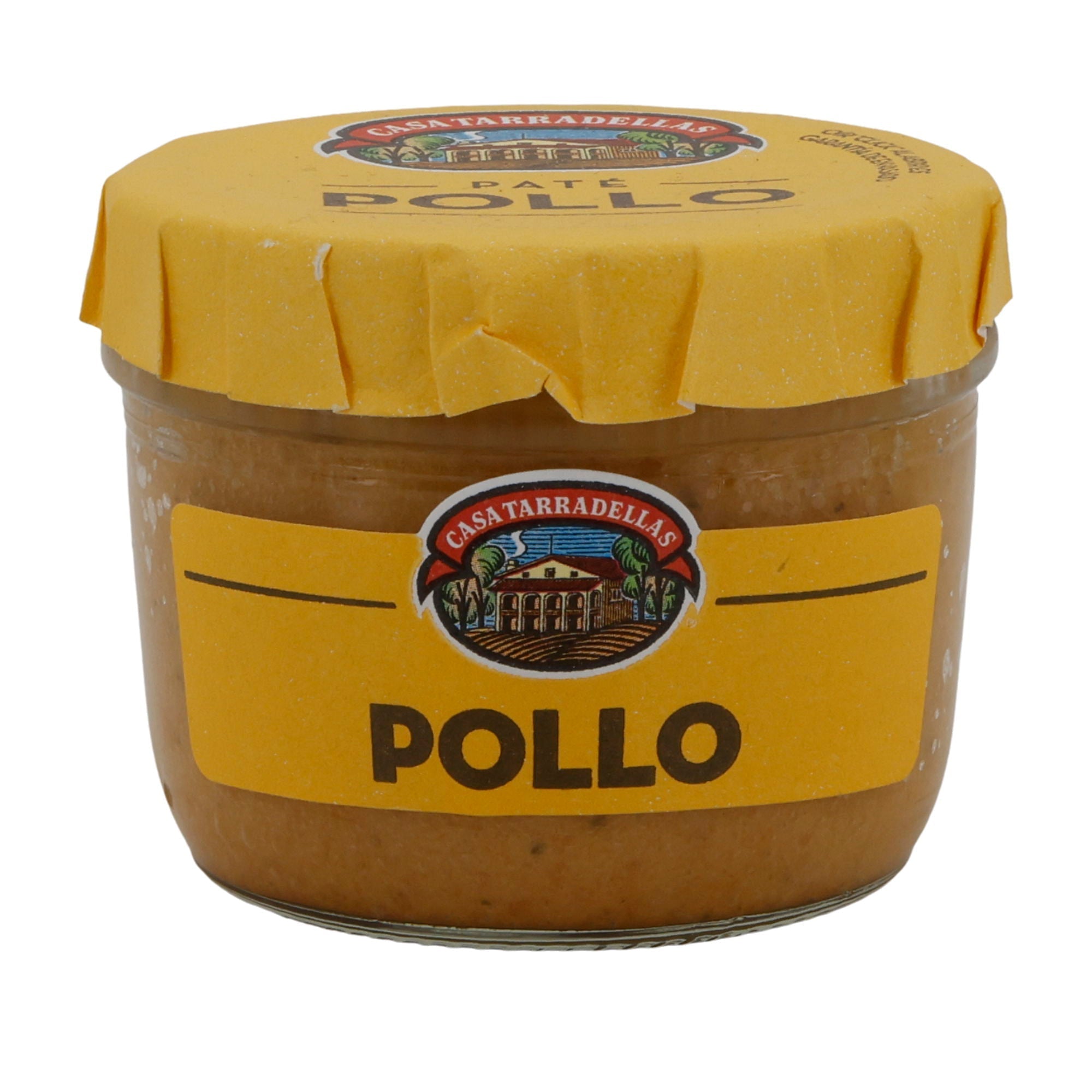 Paté Casa Tarradellas | Hühnerpastete ohne Gluten | Proteinreich & streichzart | 125 g Glas Silca